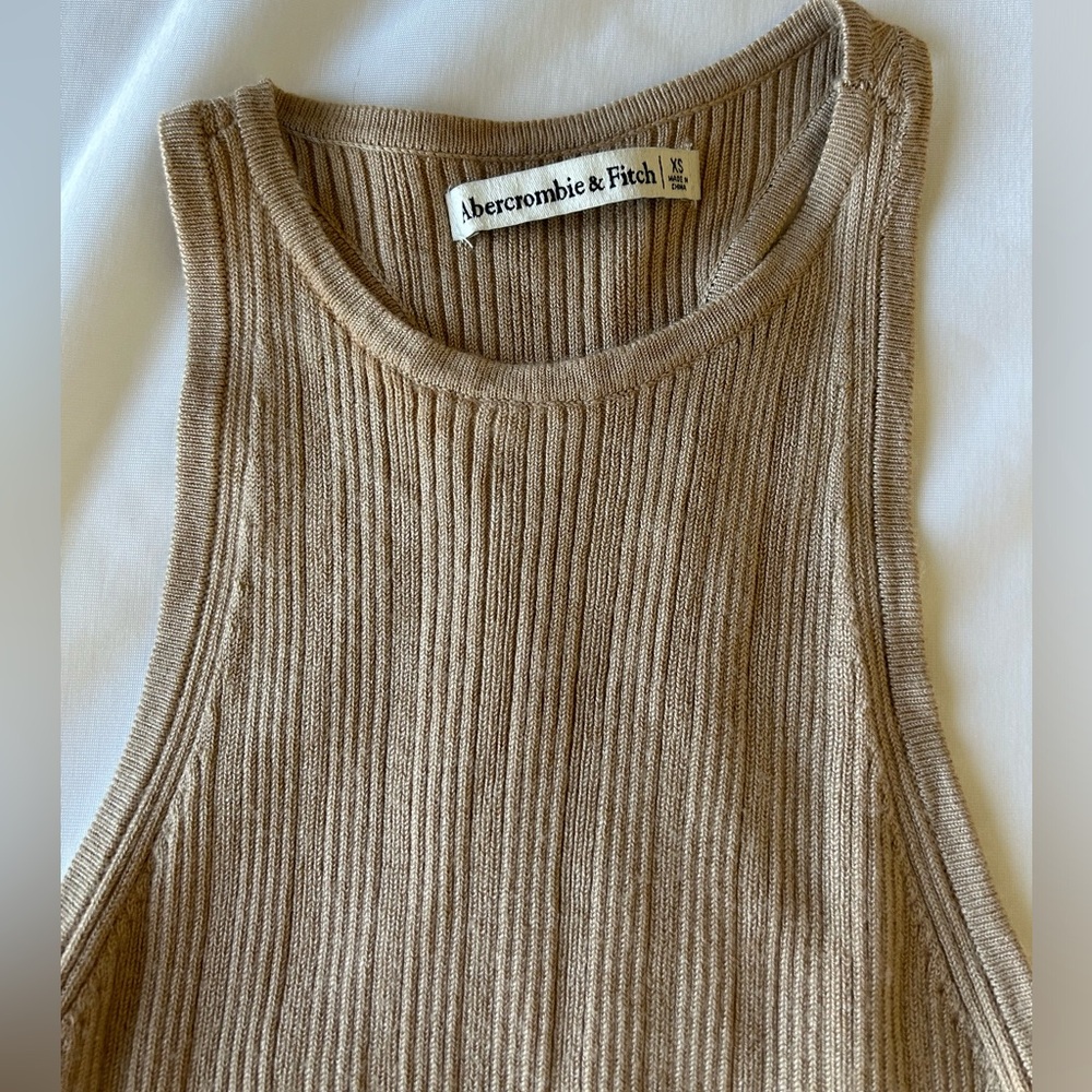 Abercrombie & Fitch tan bodysuit